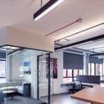 Electrical light fixes in an Office