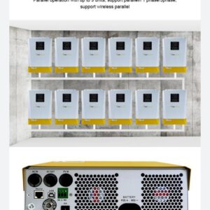 5.5kva 48v with 100A in built MPPT SOLAR CHARGE (120-500vdc) PV input parallel